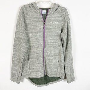 Columbia Long Sleeve Full Zip Front Hooded Sweatshirt Size XL